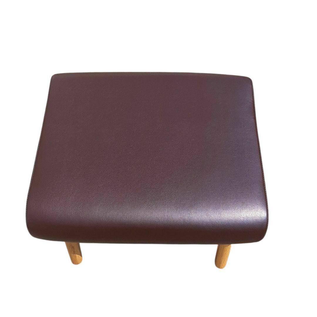 【極美品】浜本工芸 スツール 4000 DA オットマン オーク