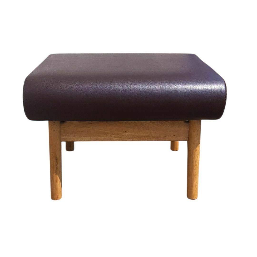 【極美品】浜本工芸 スツール 4000 DA オットマン オーク