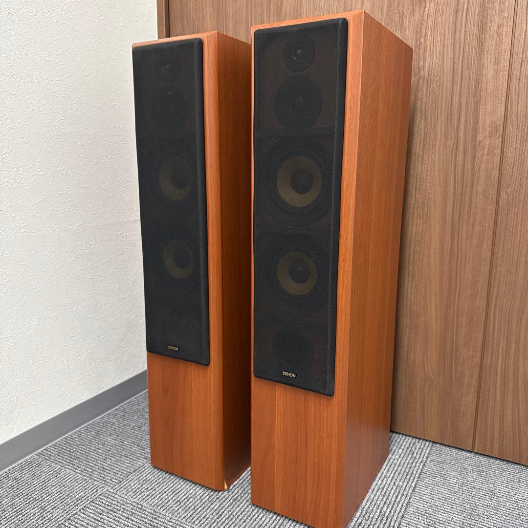 【美品✨】DENON スピーカー SC-T33 タワースピーカー 2点セット