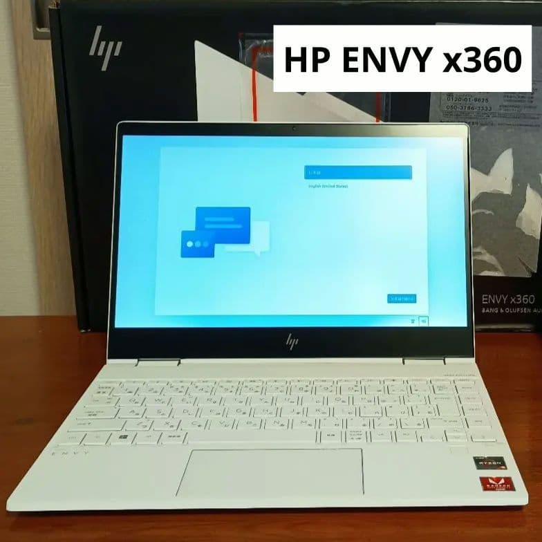 HP ENVY x360 13インチ Ryzen5/8GB/SSD512GB