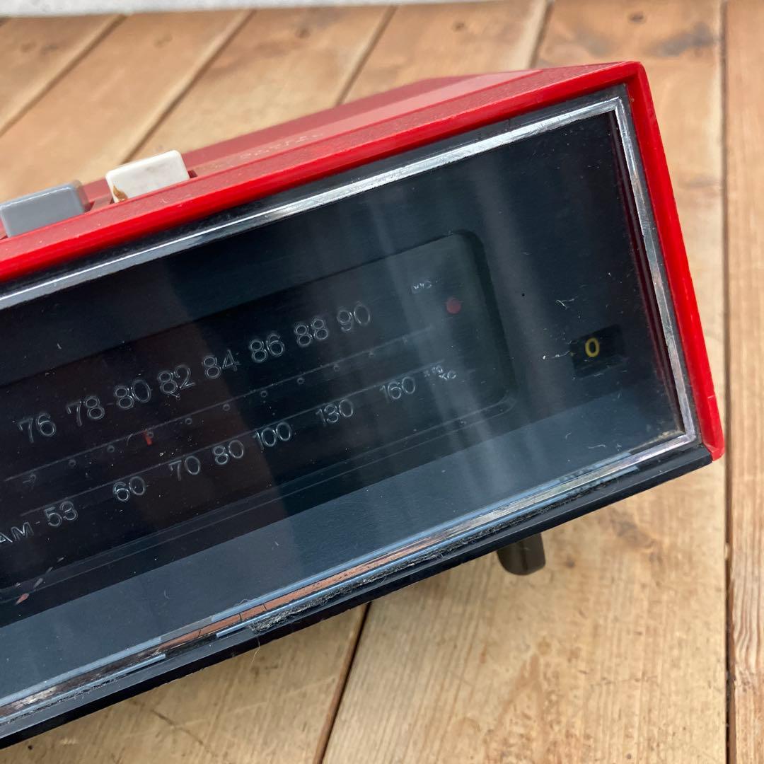 ソニー 当時物 デジタルクロックラジオ トランジスタ 8FC-59 パタパタ時計