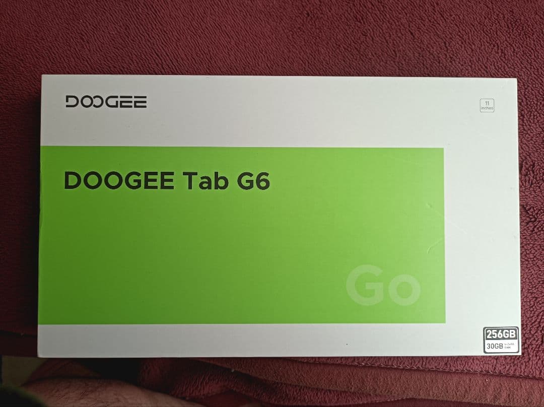 DOOGEE G6 Android16 タブレット 256GB SIMフリー
