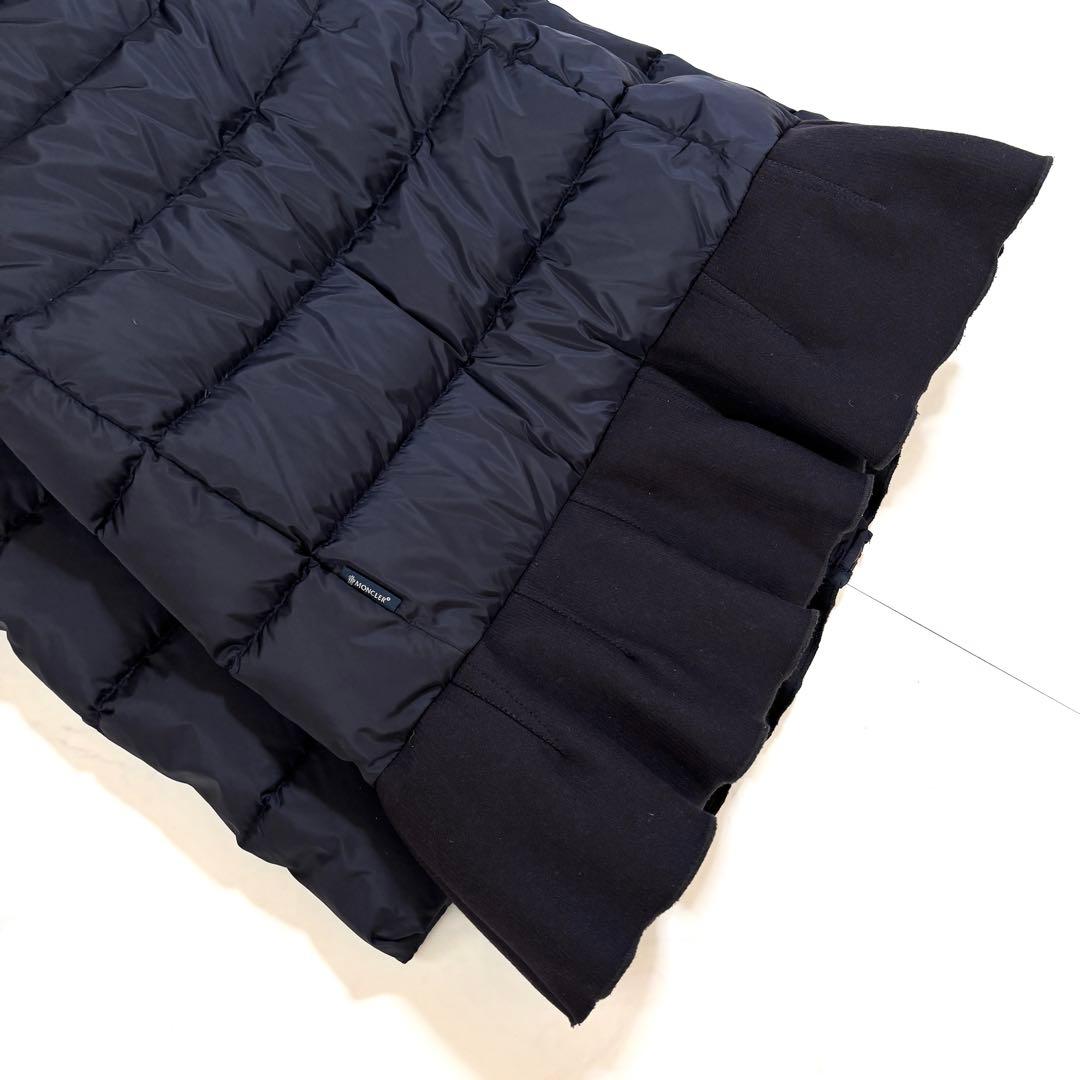 美品✨モンクレール　ヴィバーナムダウンジャケット　フリル　00　ネイビー