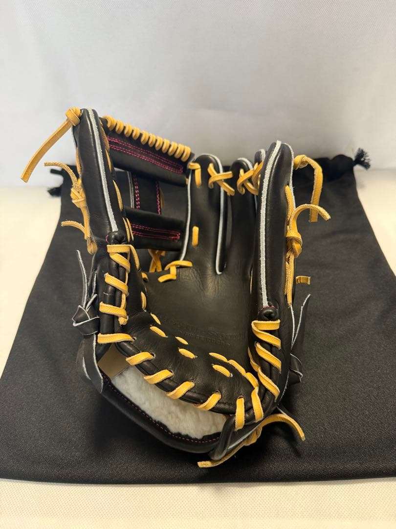 GS 軟式仕様少年用 子ゴリラ型 ゴリラブラック即戦力型付け済み新品