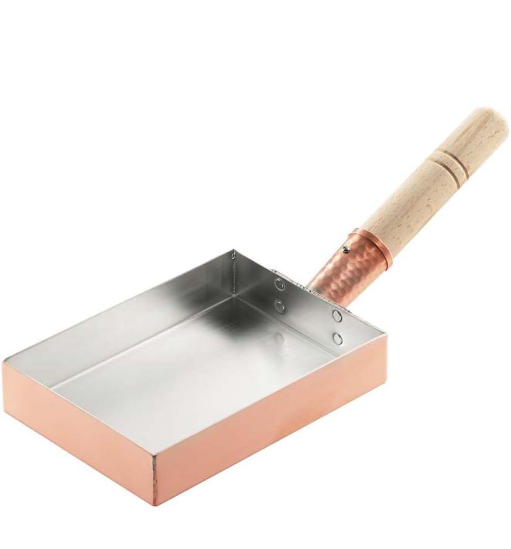 【匿名発送　未使用　新品　工房アイザワ】 純銅玉子焼き　関西型　12cm