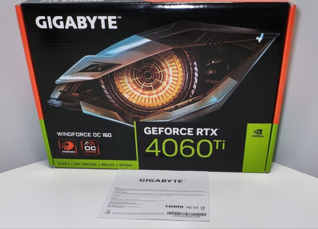 グラフィックボード・グラボ・ビデオカード GeForce RTX 4060Ti 16GB GIGABYTE NVIDIA