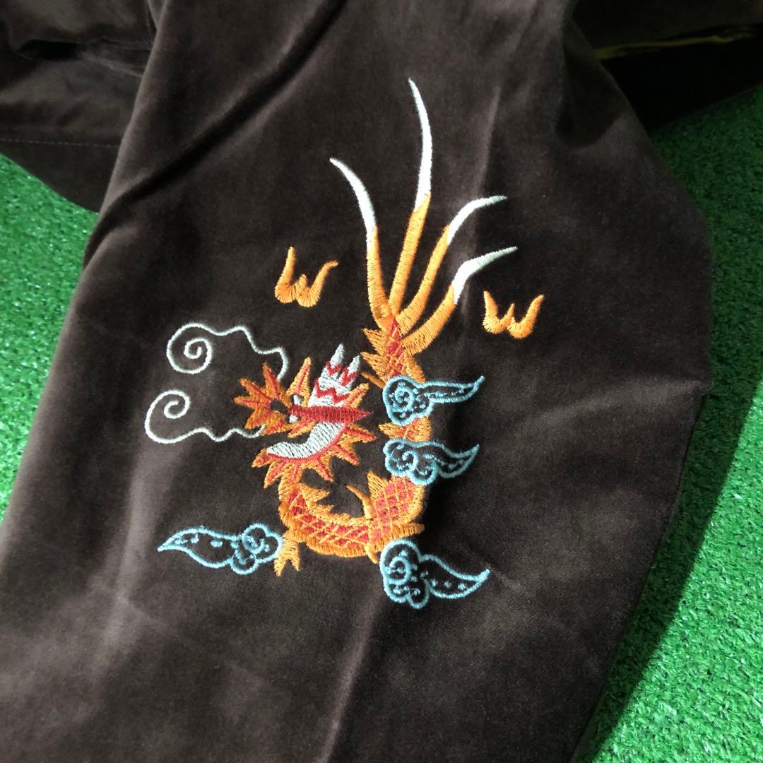 ヒューストン ベトジャン ベトナムジャケット ベロア 別珍 虎 トラ XL LL