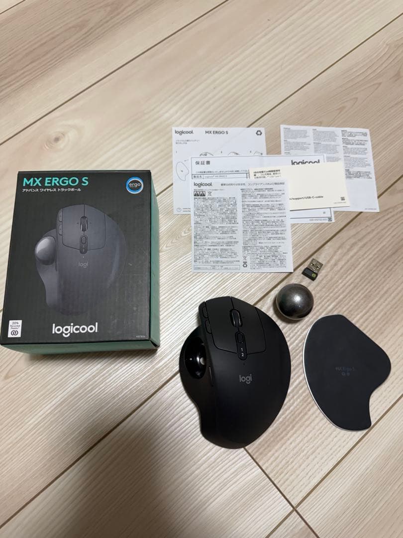 【匿名配送】ロジクール　MX ERGO S トラックボールマウス