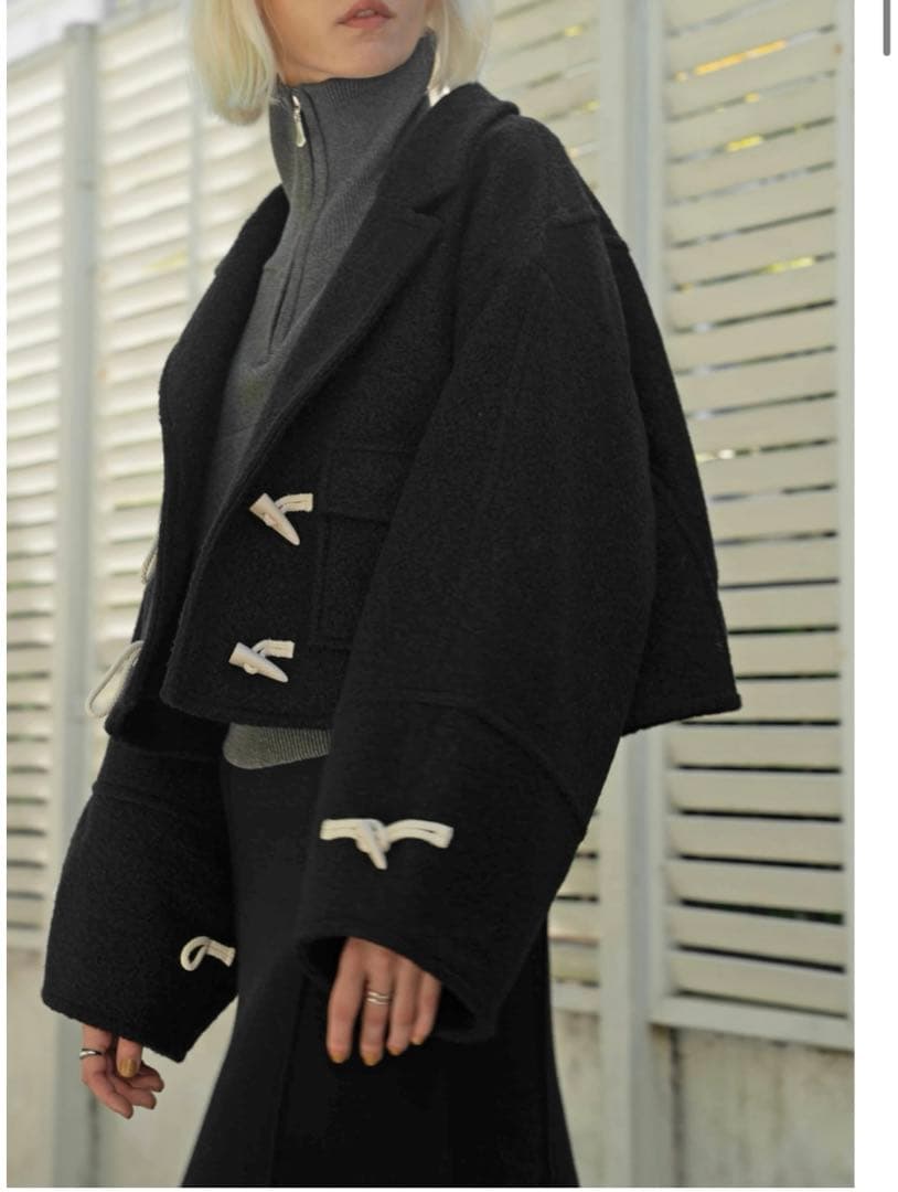 【willfuly】toggle construct sleeve coat