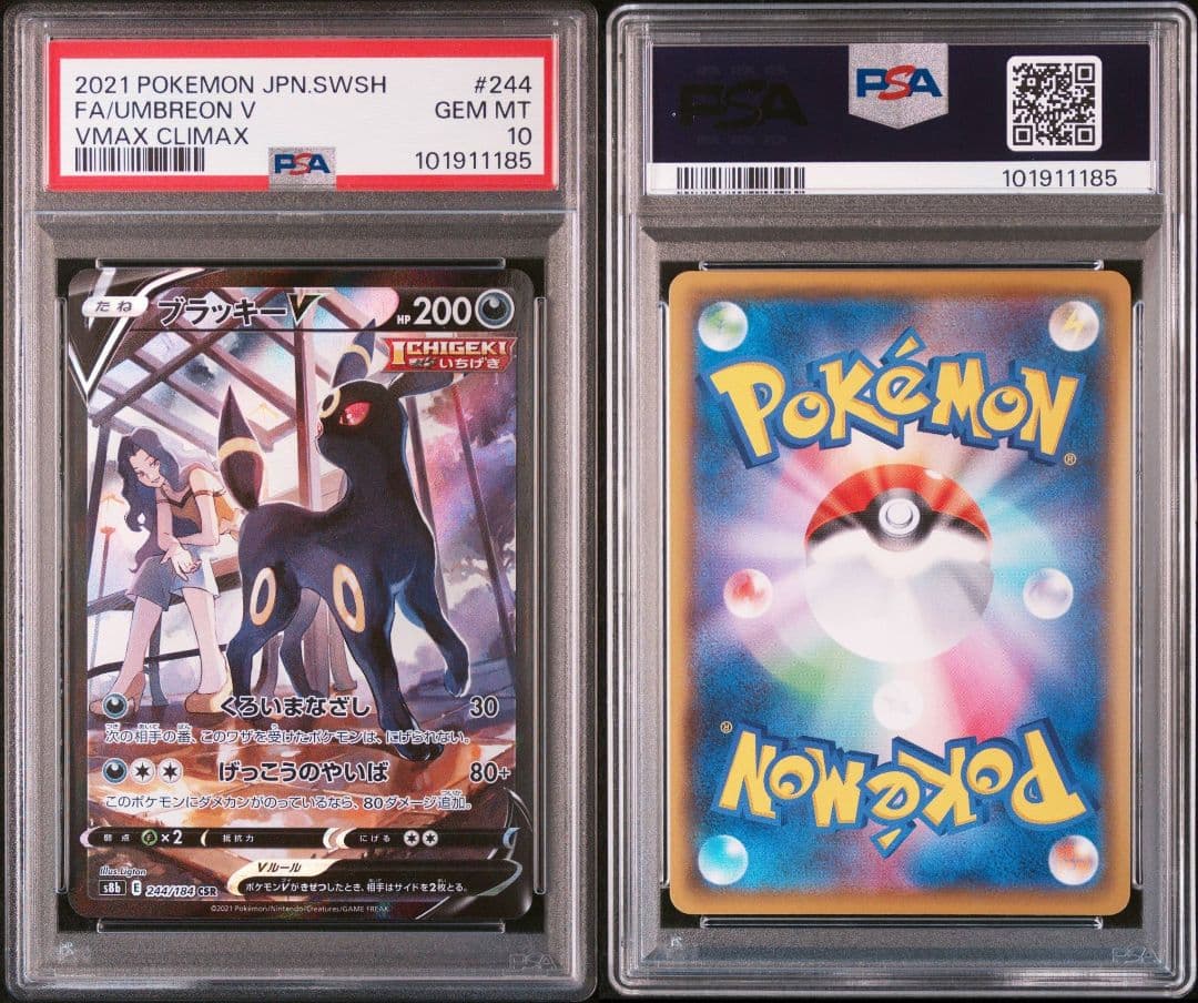 あ*す様 【PSA10】ブラッキーV CSR 〈244/184〉[S8b]