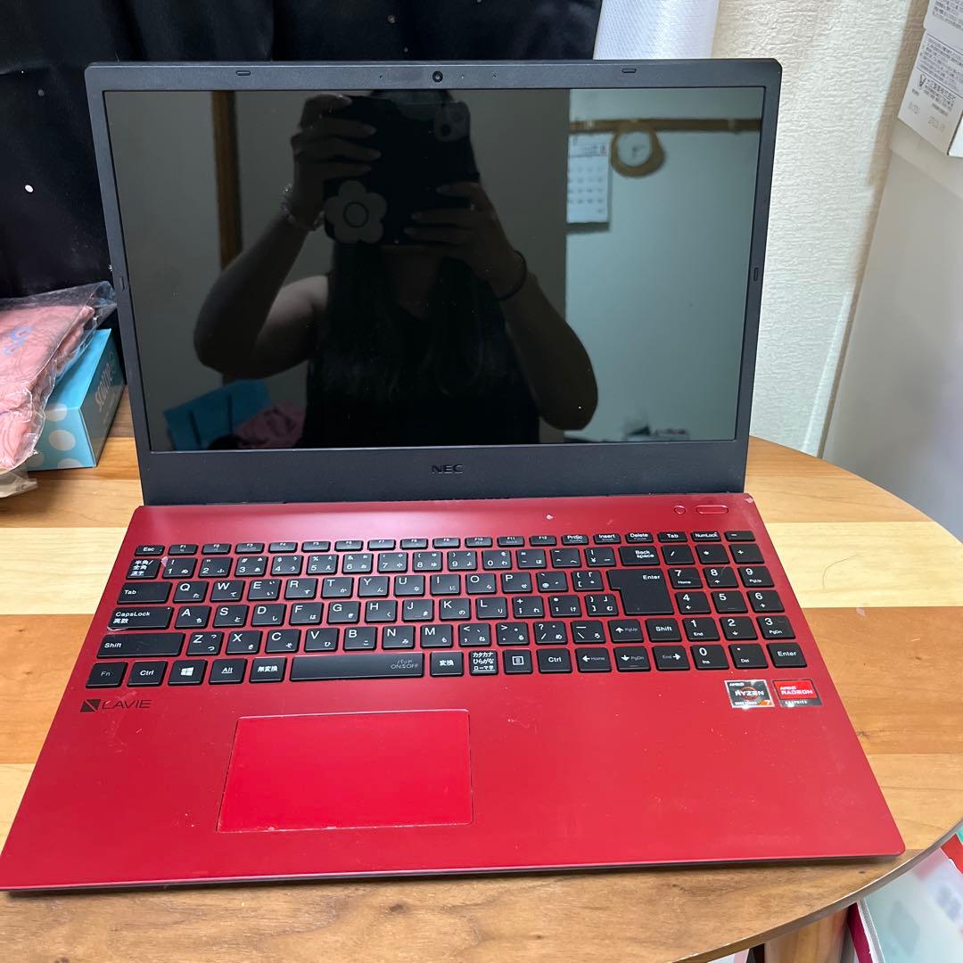 NEC ノートPC レッド