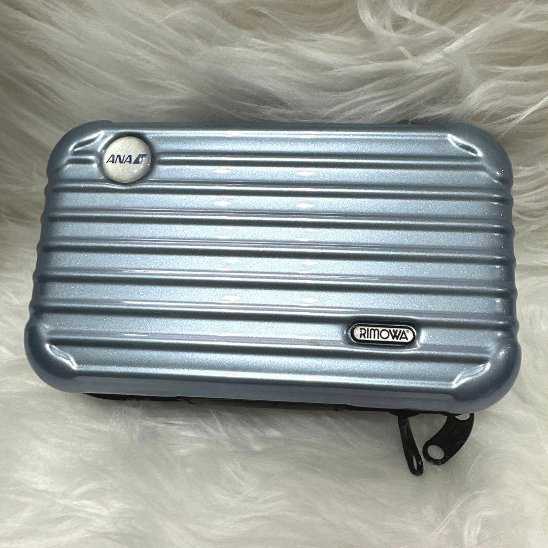 【未使用級】ANA RIMOWA アメニティポーチ ファーストクラス 光沢感