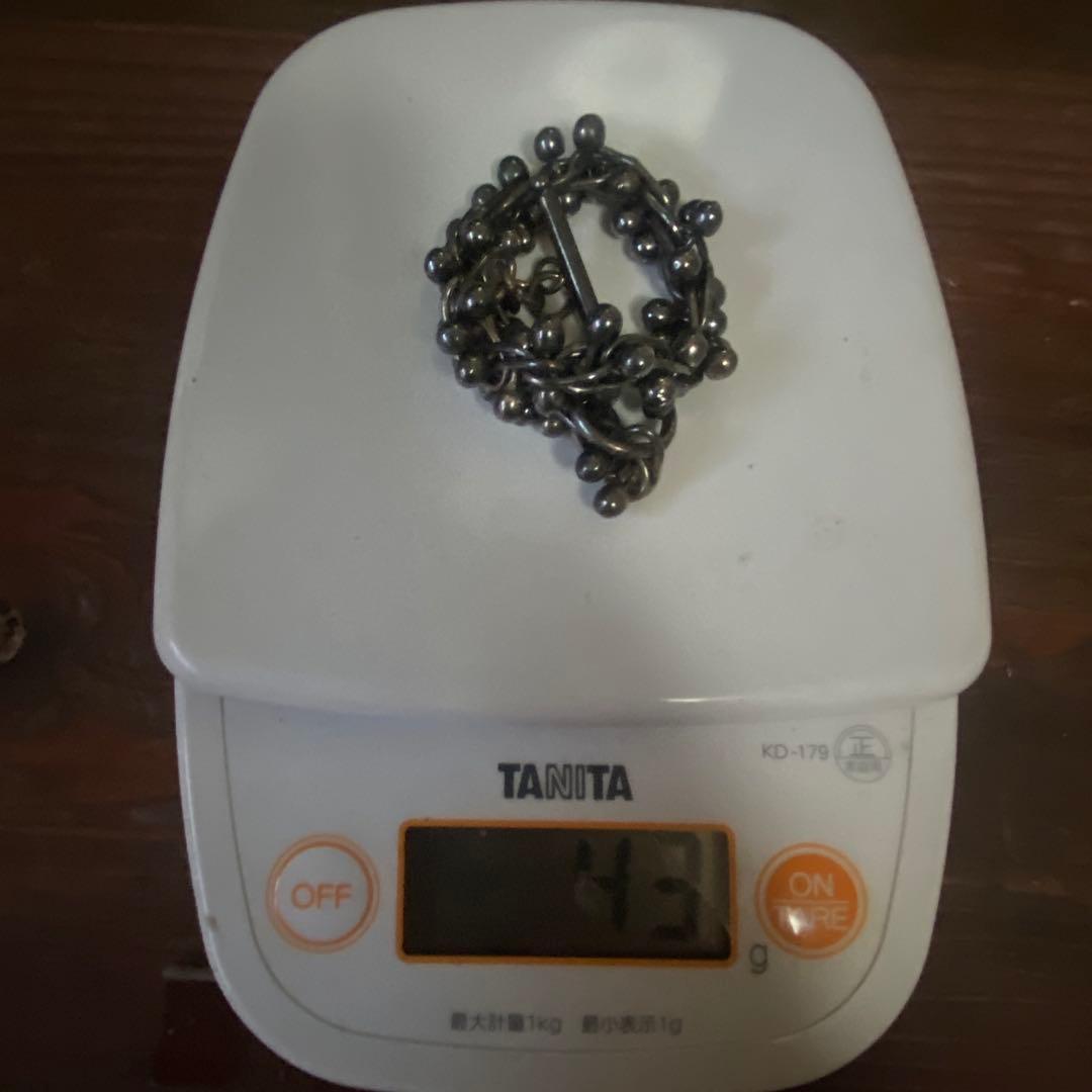 US輸入 メキシコ ヴィンテージ DNA ブレスレット シルバー925 Y2K