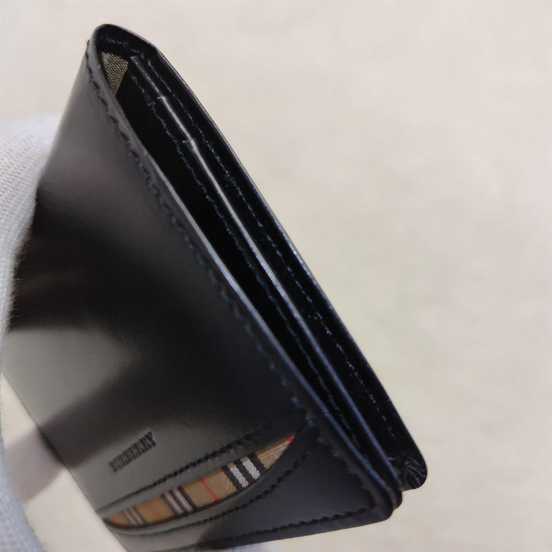 ✨美品✨BURBERRY　ブラック　黒　ノバチェック　名刺入れ　カードケース