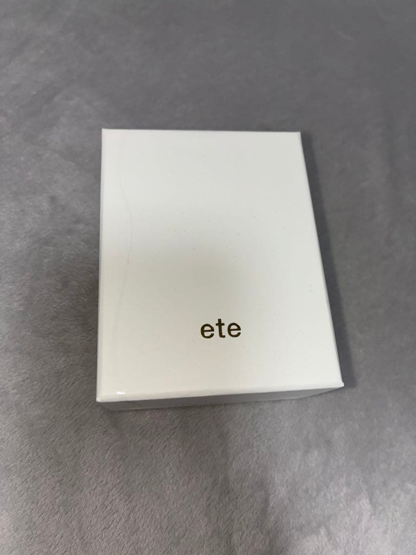 ete ゴールドブレスレット ギフトボックス付き