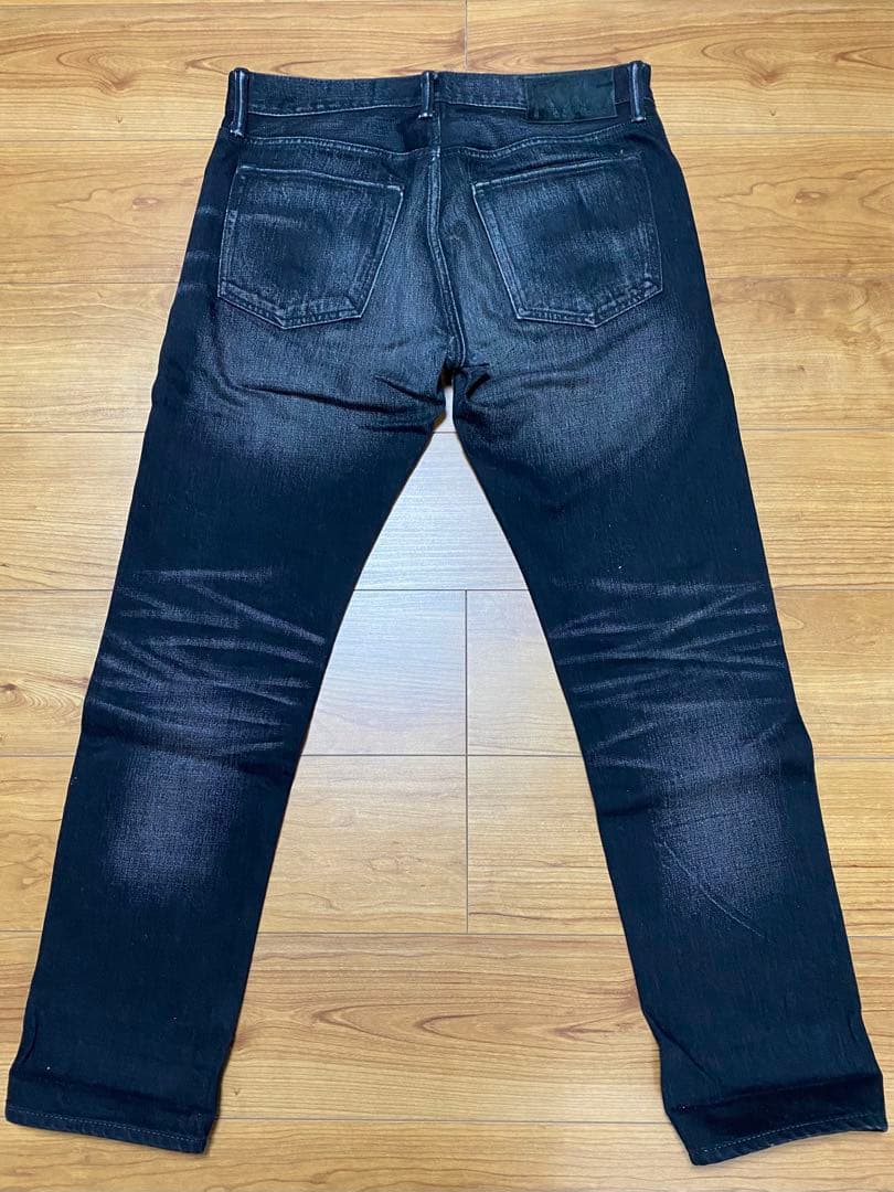 RRL ブラックスリムナロージーンズ