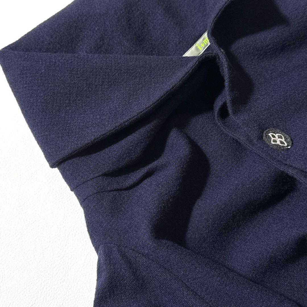 美品 イム i+mu センソユニコ ジャケット ハーフコート アップリケ 変形