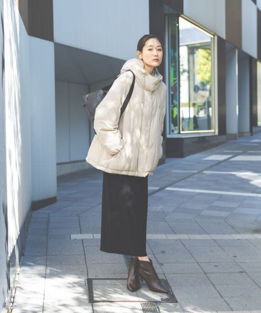 完売品☆GLOBAL WORK グローバルワークエアリュクスダウンフードブルゾン