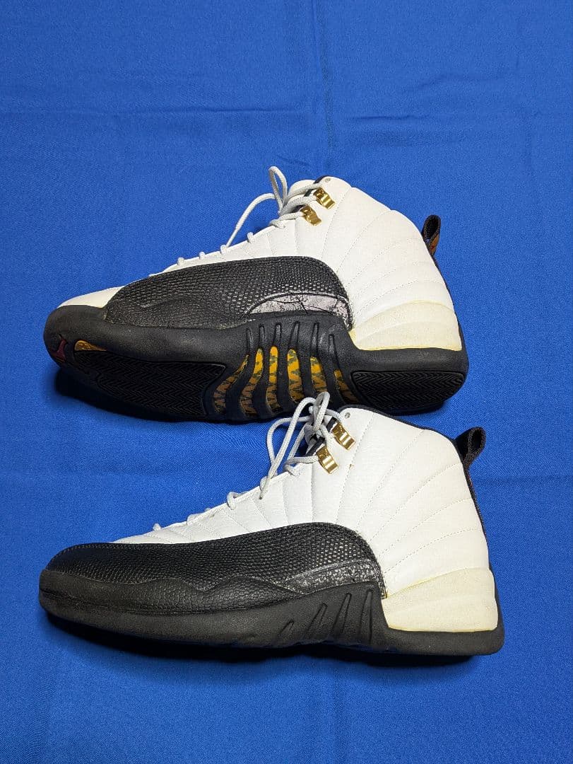 NIKE AIR JORDAN XⅡ 28cm WHT/BLK-TAXI