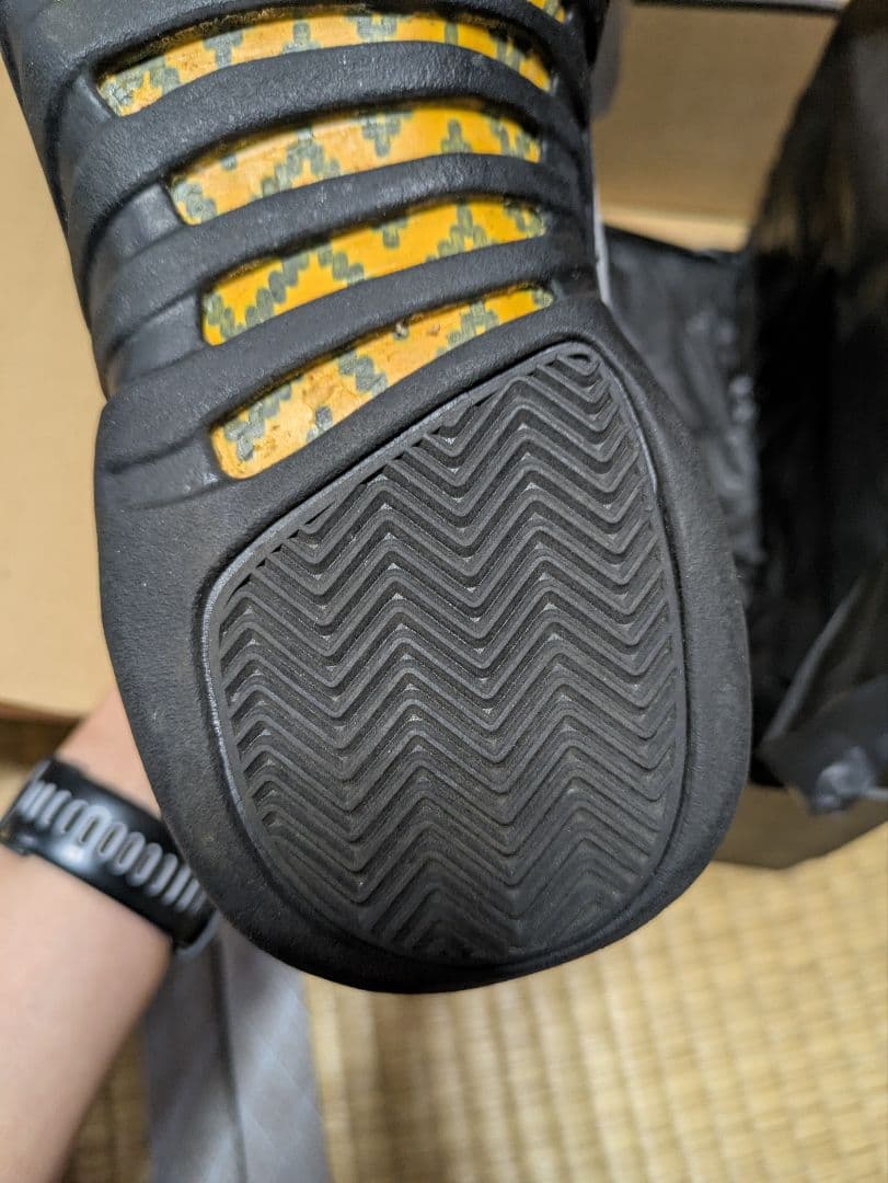 NIKE AIR JORDAN XⅡ 28cm WHT/BLK-TAXI