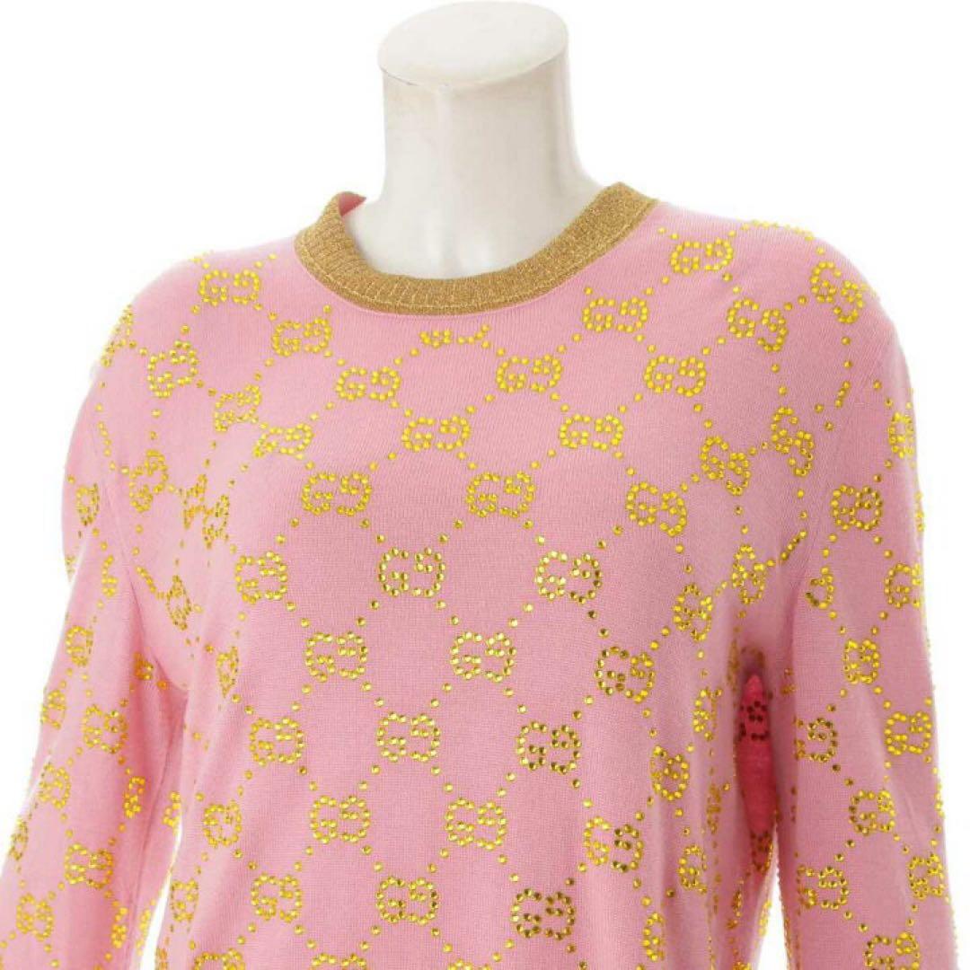 【新品未使用】Gucci クリスタルGG ニット セーター トップス S