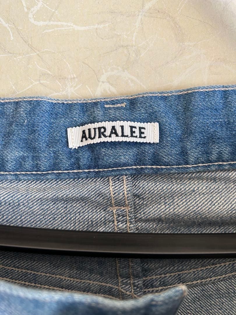 【美品】オーラリー SELVEDGE DENIM WIDE PANTS サイズ3