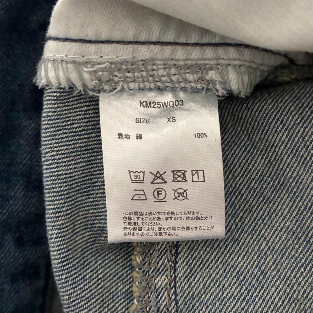 パンツ tuck design denim pants/denimblue