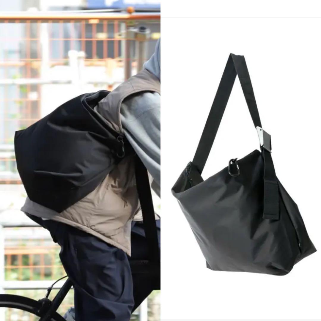 【美品】meltum メルタム ナイロンメッセンジャーバッグ