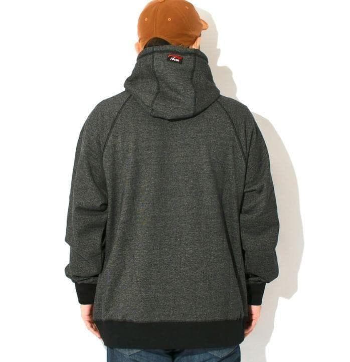 新品 NANGAナンガ　ロゴ　スウェットパーカー　黒　L ブラック