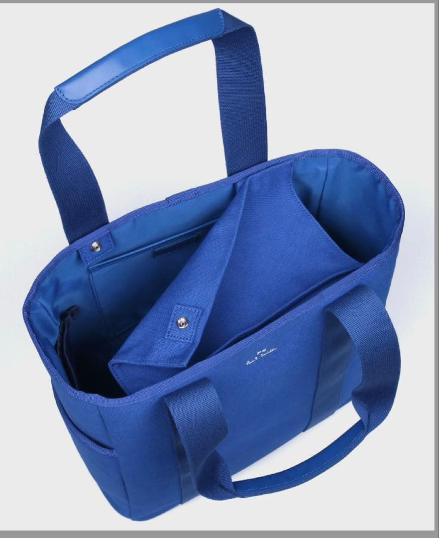 Paul Smithコアオーガニックコットン トートバッグ M ブルー