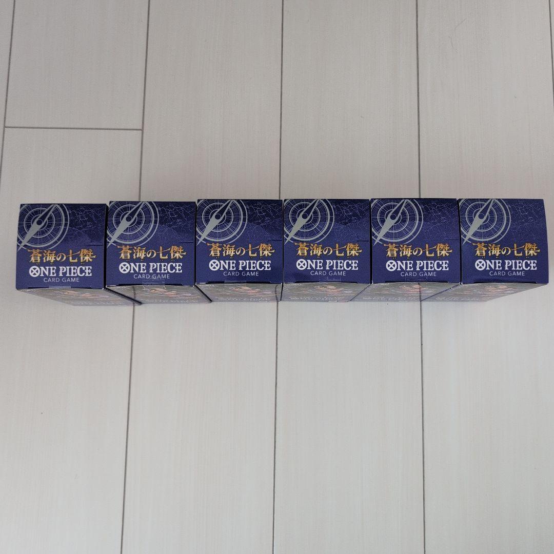 ワンピースカード 蒼海の七傑 6BOX　テープ付き