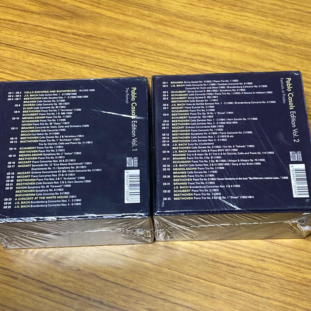 新品未使用　Pablo Casals Edition 　1＆2　【M33】
