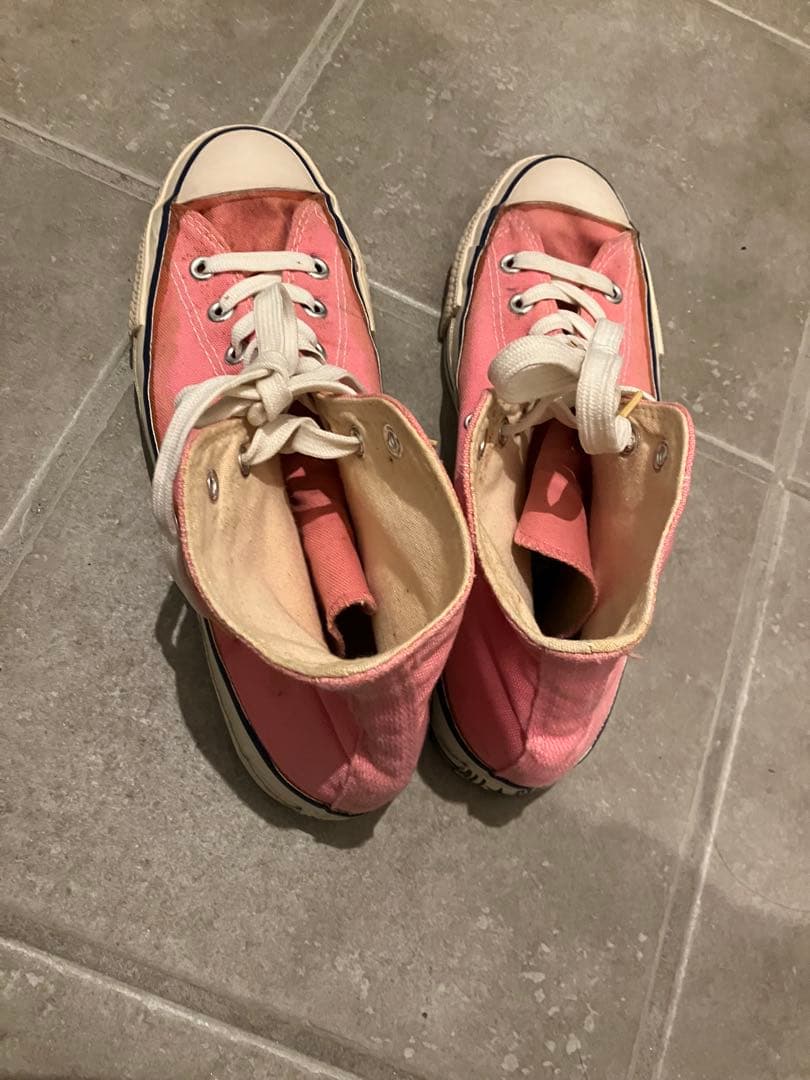 80s コンバースオールスター　オリジナル　ピンク　サイズ10 USA製　ハイ