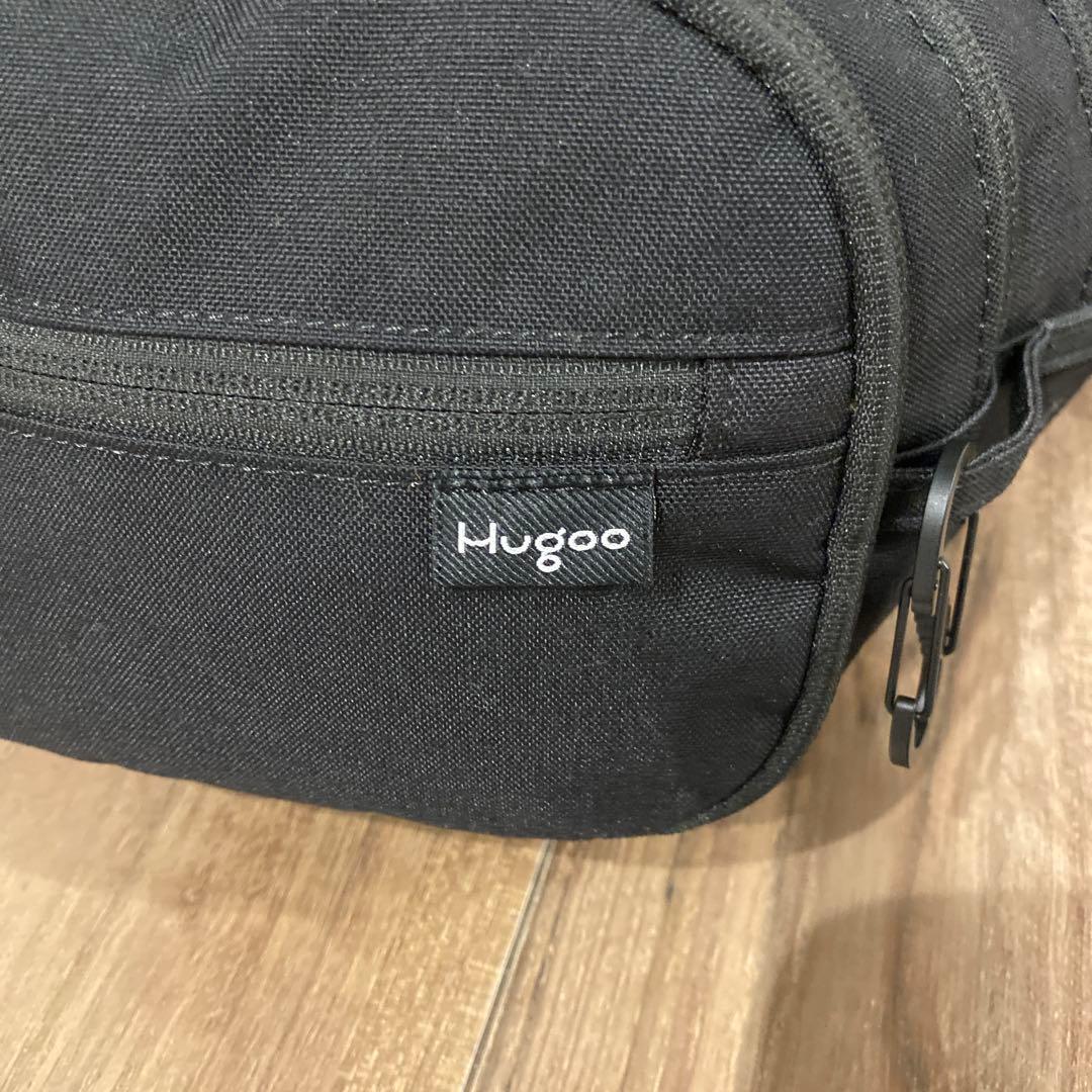 Hugoo 黒 メッセンジャーバッグ