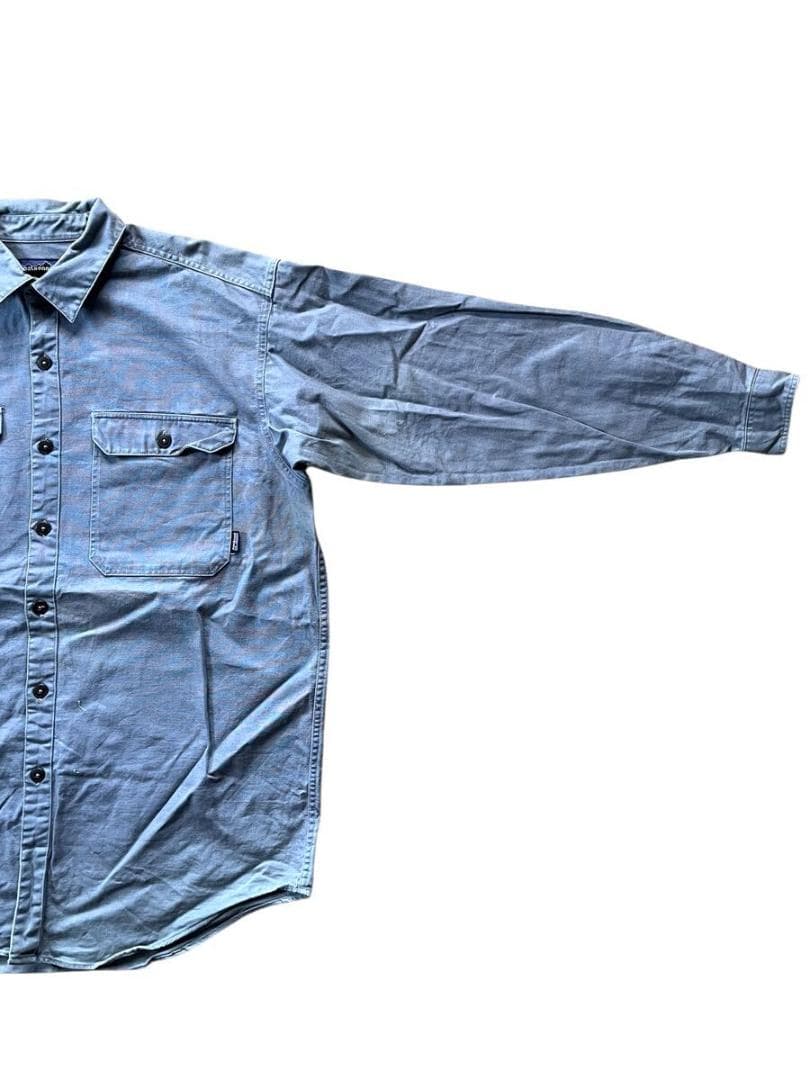 【vintage usa製】パタゴニア コットン ダック ワークシャツ L