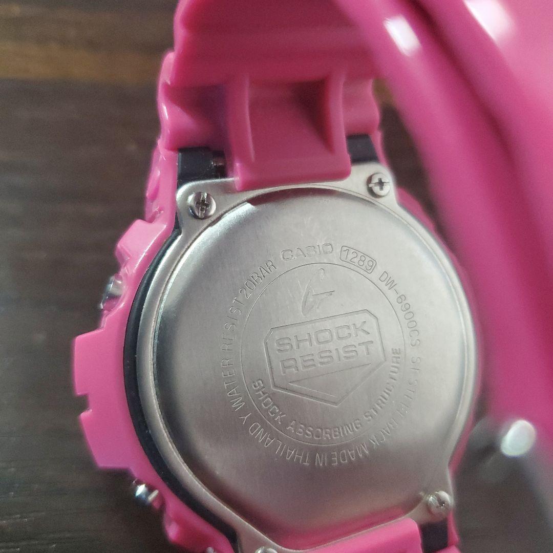 G-SHOCK DW-6900CS Crazy Colors ピンク