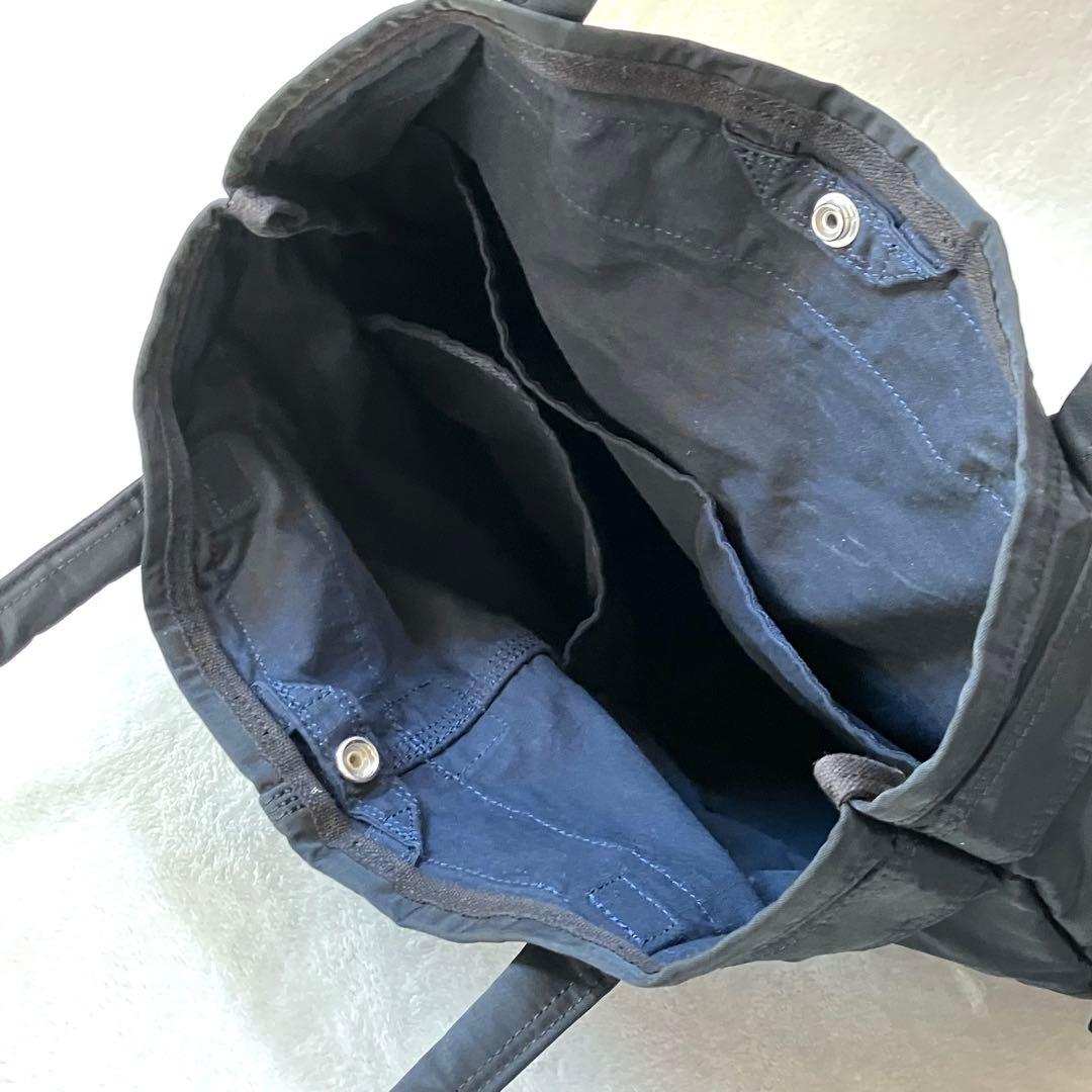 samurai55 ポーター マイル 縦型トートバッグ ナイロン 洗い加工