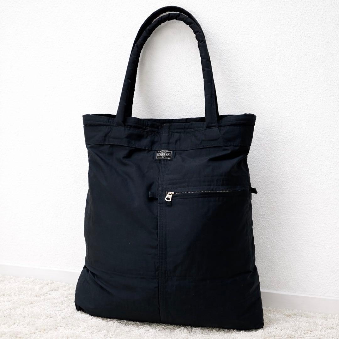 samurai55 ポーター マイル 縦型トートバッグ ナイロン 洗い加工