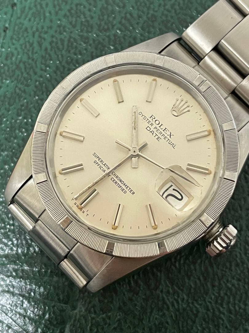 ROLEX オイスターパーペチュアルデイトシルバー1501 41番台アンティーク