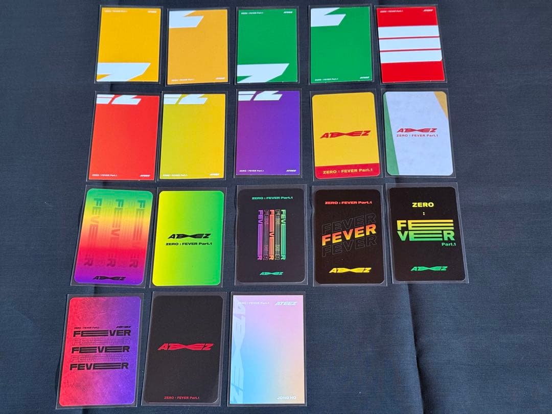 ATEEZ ジョンホ アルバム 封入 特典 トレカ セット ③