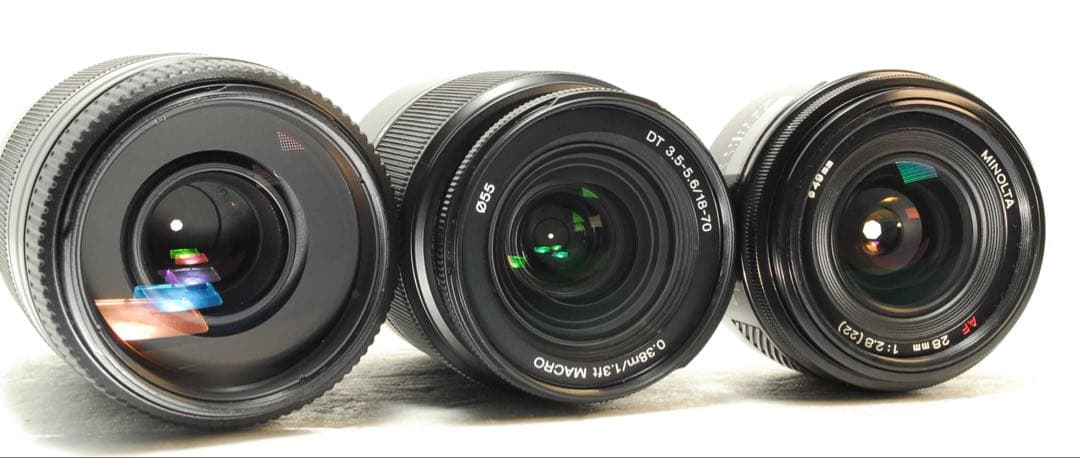 SONY α65 ❤️スマホ転送　トリプルレンズ　高速連写　一眼レフ