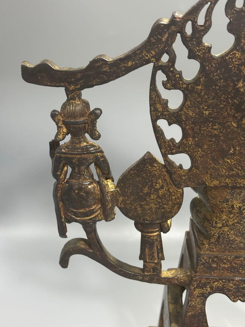 ポ*ン様 仏教古美術 純銅 文化遺産 文化財仏像伝承　 仏像 伝統的デザイン