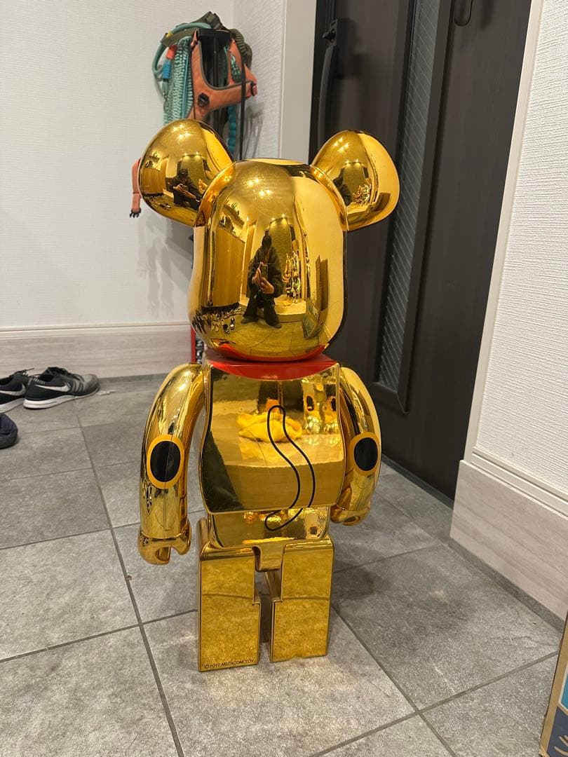 ベアブリック　招き猫　1000% 金