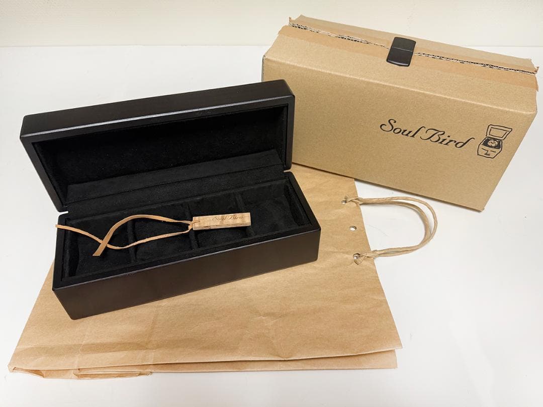 ソウルバード 時計ケース 4本用 黒 オーダーメイド Soulbird