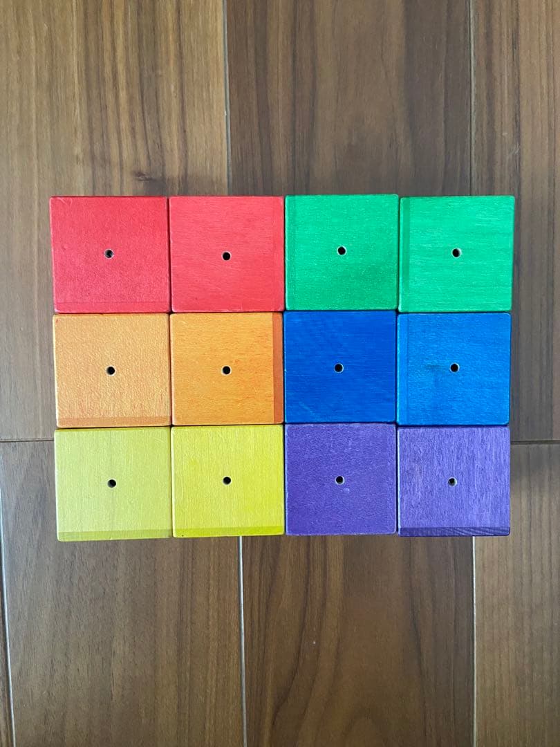 ジーナ SINA ベビーキューブ はじめてのつみき 知育玩具 木製玩具