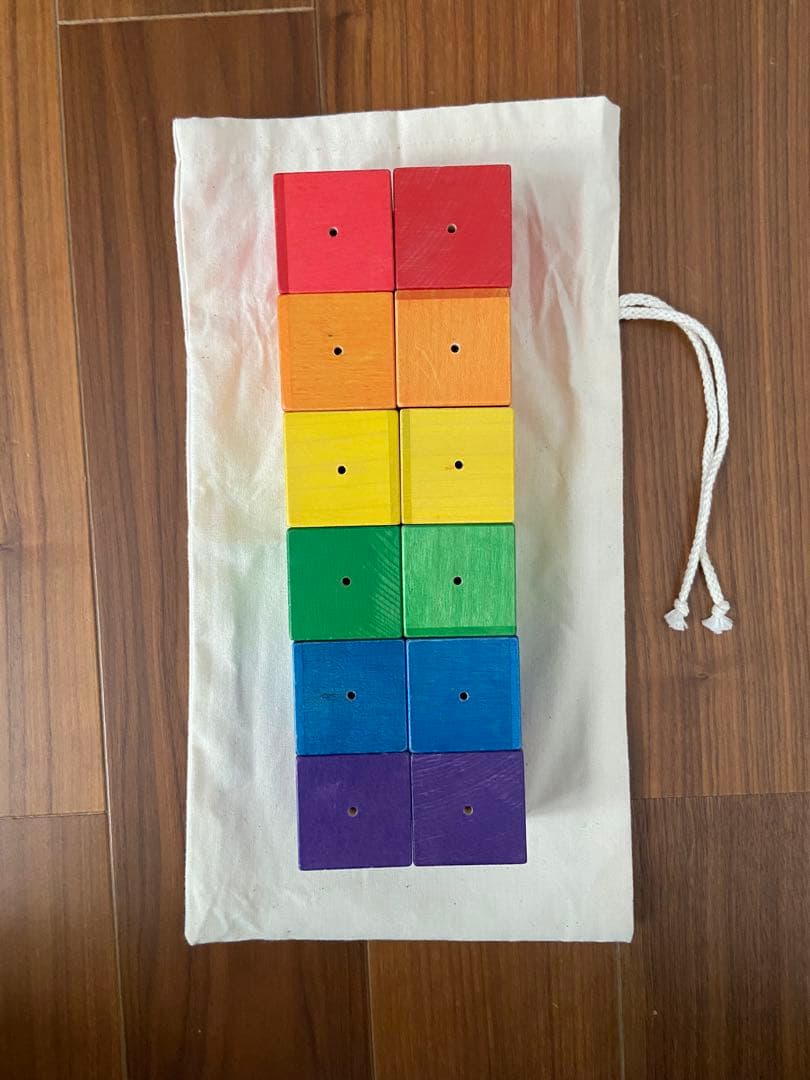 ジーナ SINA ベビーキューブ はじめてのつみき 知育玩具 木製玩具