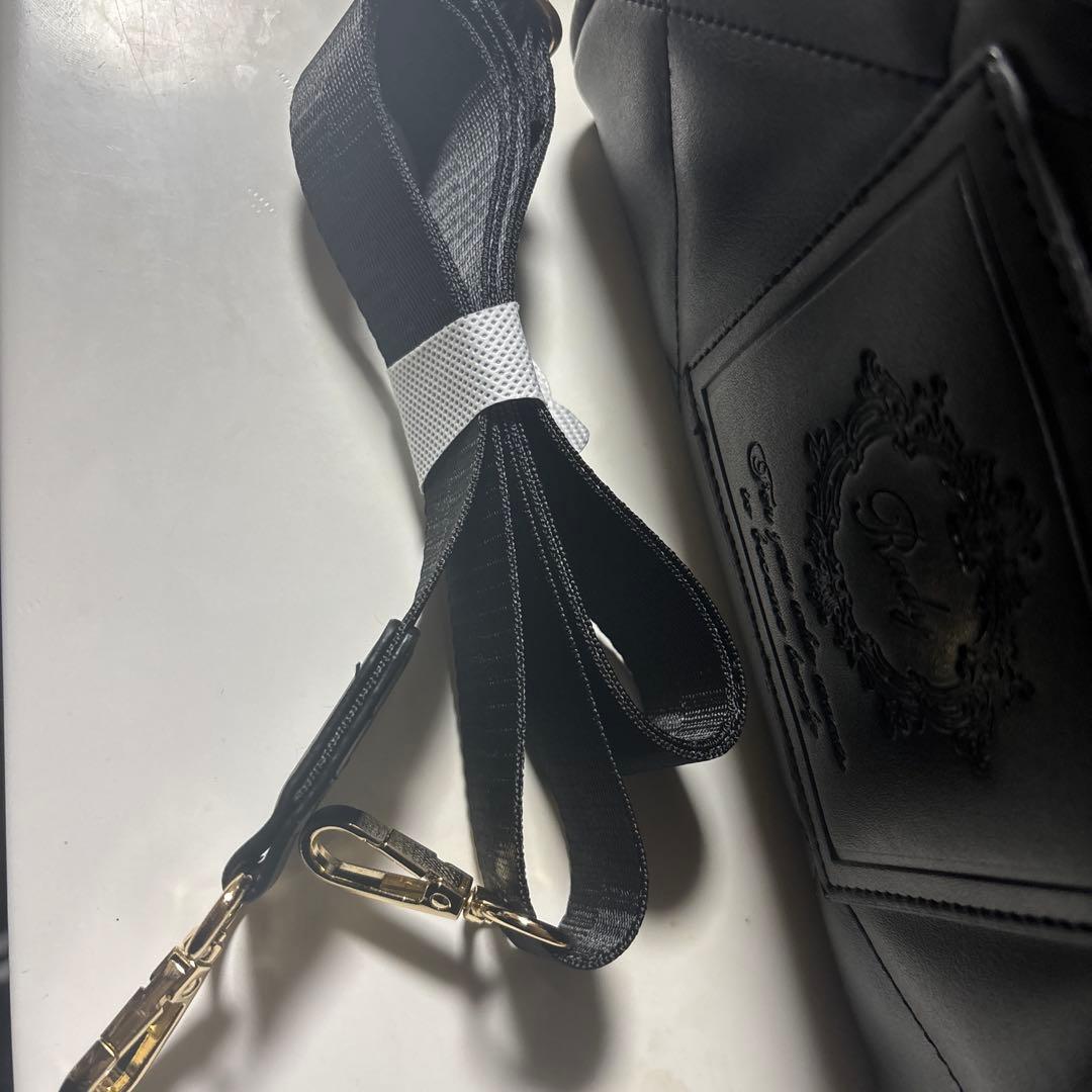 Rady ブラック キルティング ボストンバック