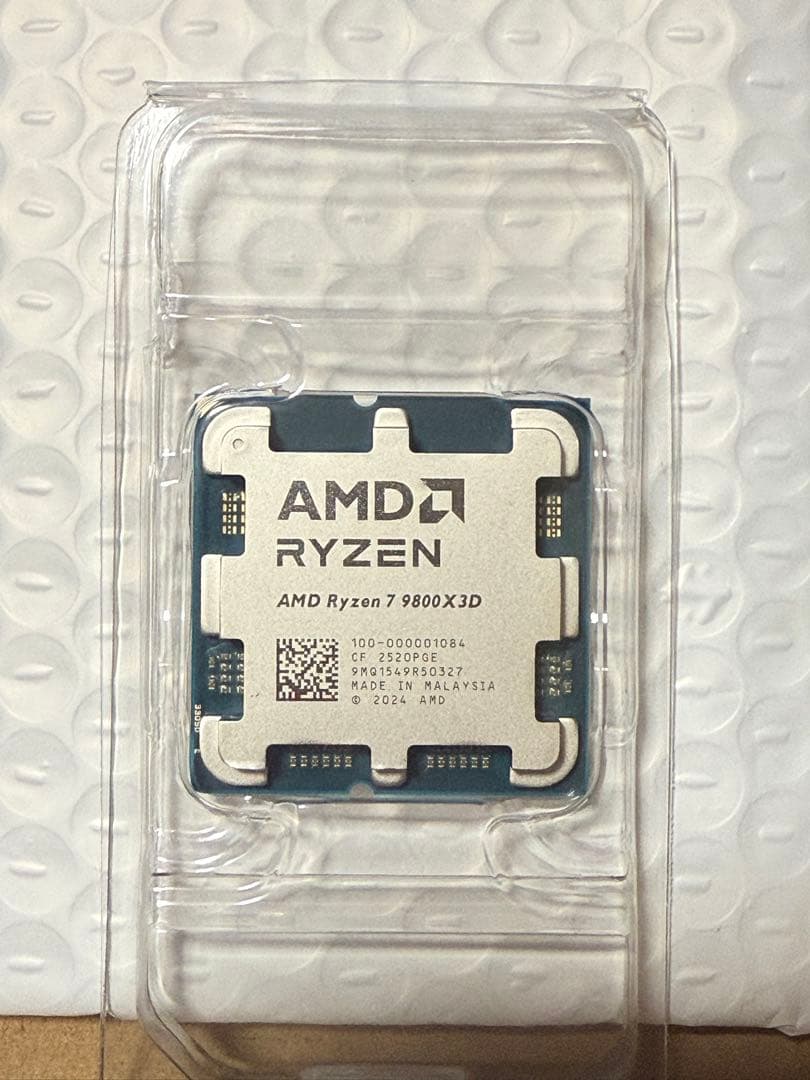 新品未開封　AMD Ryzen 7 9800X3D CPU