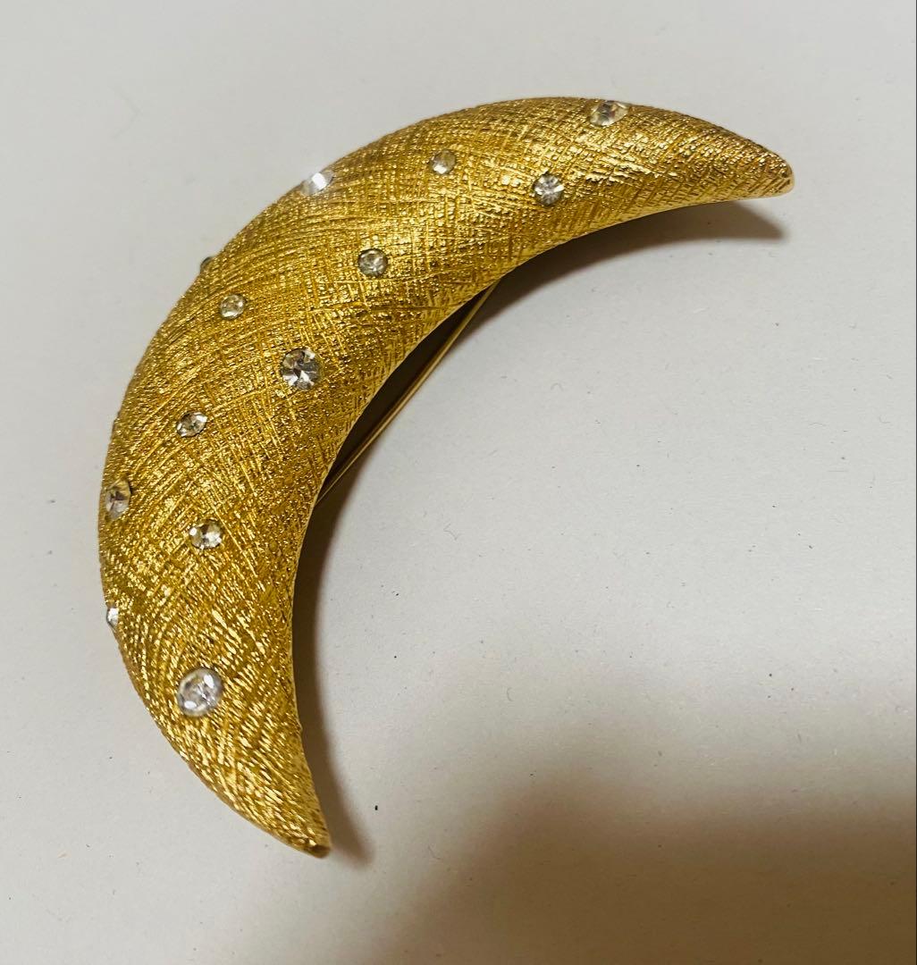 ア*ト様 Christian Diorブローチ ゴールド 月 三日月 ヴィンテー