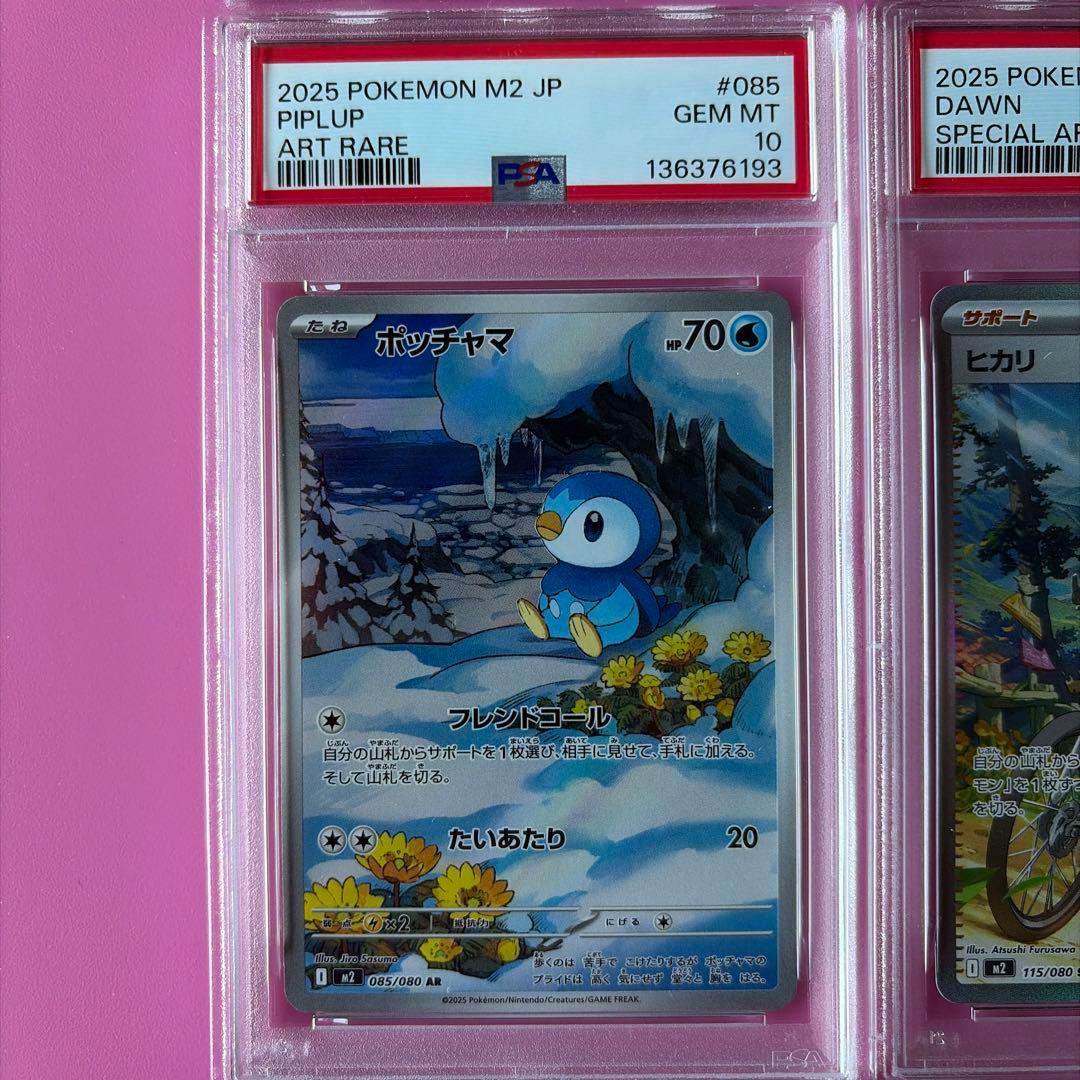 【PSA10連番】ポッチャマAR ヒカリSAR インフェルノX 115/080